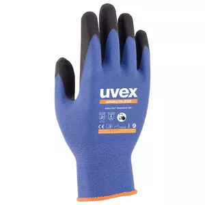 Factory gloves Uvex 60035 Anthracite Blue Carbon Elastane Polyamide