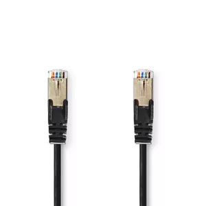 Nedis CCGP85121BK50 tīkla kabelis Melns 5 m Cat5e SF/UTP (S-FTP)