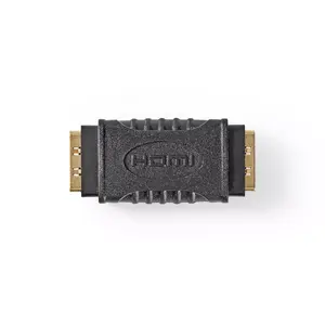 Cable gender changer Nedis CVGB34900BK — HDMI Type A (Standard) to HDMI Type A (Standard), gold-plated contacts, black