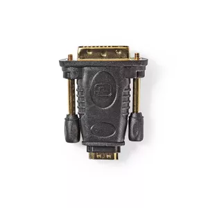 Nedis CVGB34912BK HDMI Type A to DVI-D Gender Changer Black Gold