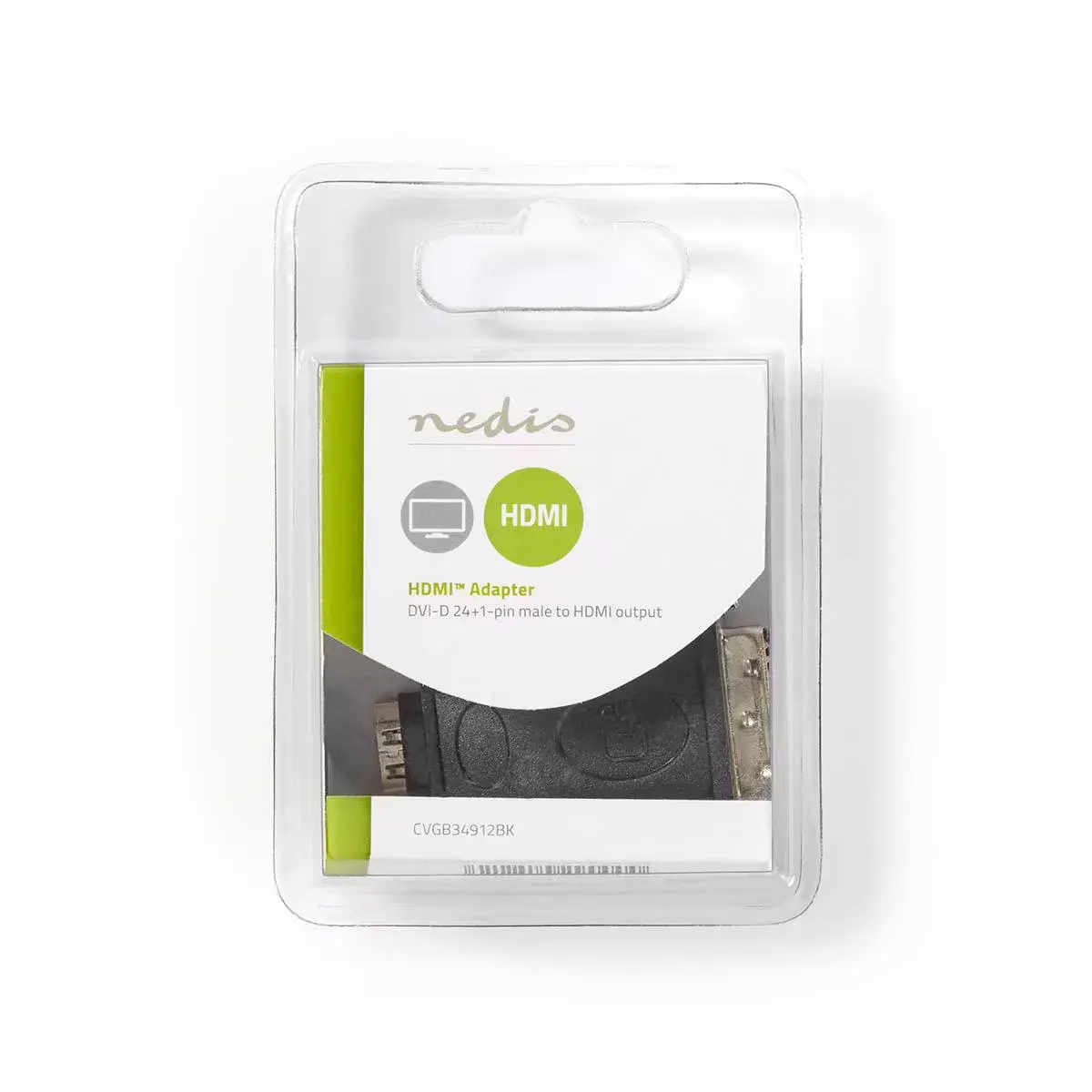 Nedis CVGB34912BK HDMI Type A uz DVI-D dzimuma maiņas adapteris Photo 4