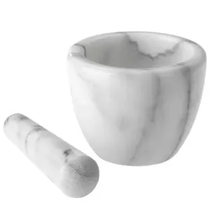Seasoning grinder Westmark 6959 — marble housing, grey and white
