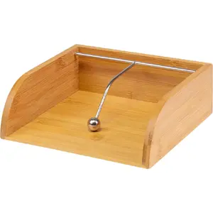 Napkin holder Westmark Tapas + Friends Wood, bamboo and steel, 330×330 mm