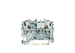Wago 2202-1201 2-vadu caurejošā spaiļu kārba, 2.5 mm², pelēka