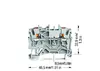 Wago 2202-1201 2-Conductor Through Terminal Block Photo 2