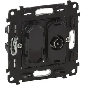 TV Legrand 753055 RJ45 Cat6 UTP настенная розетка — однопортовая сетевая розетка, неэкранированная Cat6