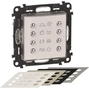 Legrand MyHome Szenariotaster 8‑gang push button panel 752199
