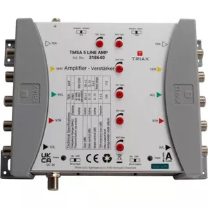 Triax TMSA 5 LINE AMP video line amplifier Grey 140mm x 65mm x 175mm