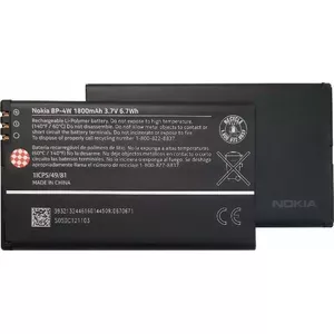 Аккумулятор NOKIA BP-4W 1800mAh для Lumia 810/822, перезаряжаемый Li-ion