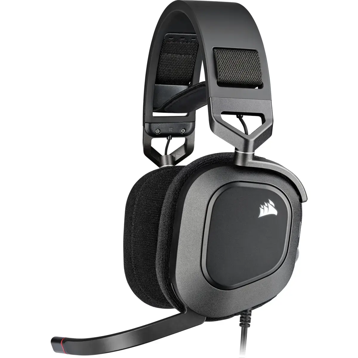 Игровая гарнитура CORSAIR HS80 RGB USB Carbon Photo 2