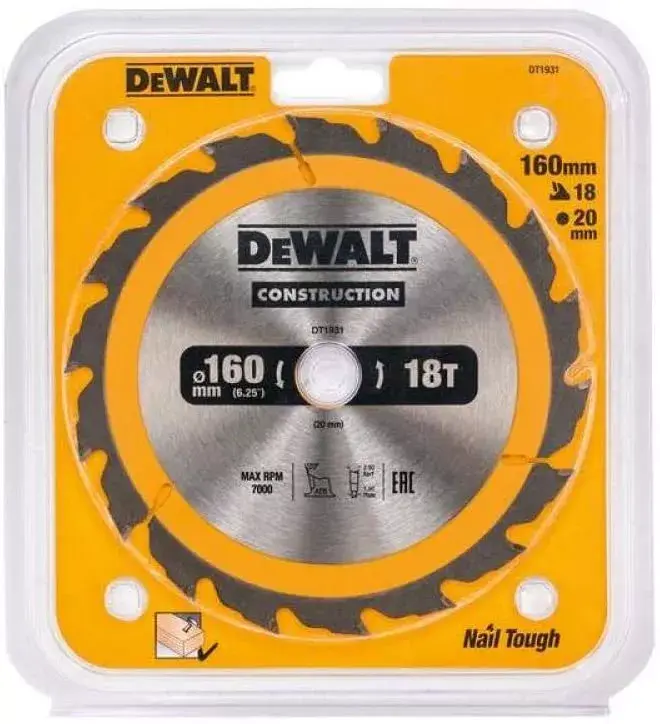 Apaļā zāģa disks DeWalt DT1931-QZ Photo 2