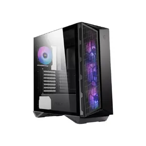 PC Case MSI MPG GUNGNIR 111R Midi Tower Black — supports ATX/Micro‑ATX/Mini‑ITX, 3x120mm front + 1x120mm rear, 2x3.5" bays, 2x2.5" bays