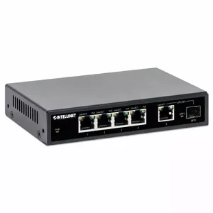 Intellinet 5-Port Gigabit Ethernet PoE+ slēdzis ar SFP portu 91W