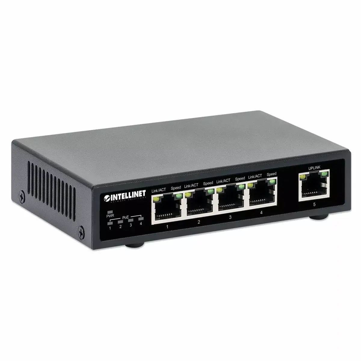 Intellinet 5-Port Gigabit Ethernet PoE+ Slēdzis Photo 2