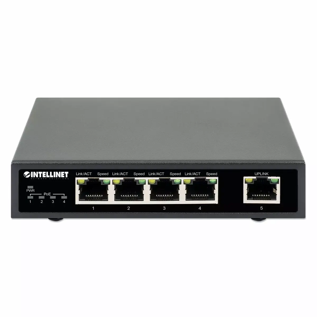Intellinet 5-Port Gigabit Ethernet PoE+ Slēdzis Photo 3