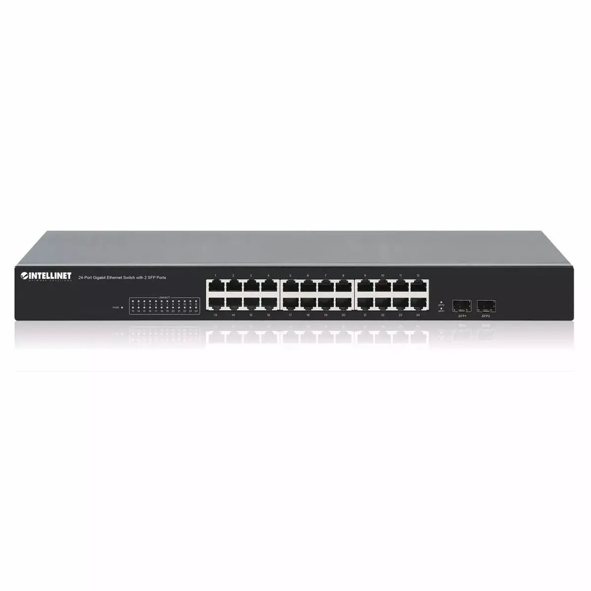 Intellinet 24-Port Gigabit Switch 2xSFP Photo 4