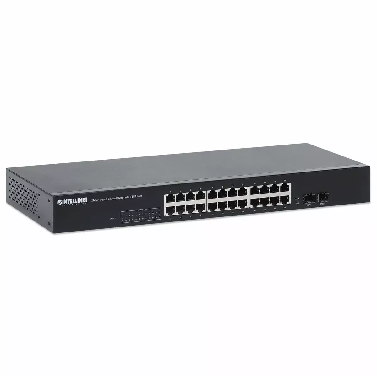 Intellinet 24-Port Gigabit Switch 2xSFP Photo 5