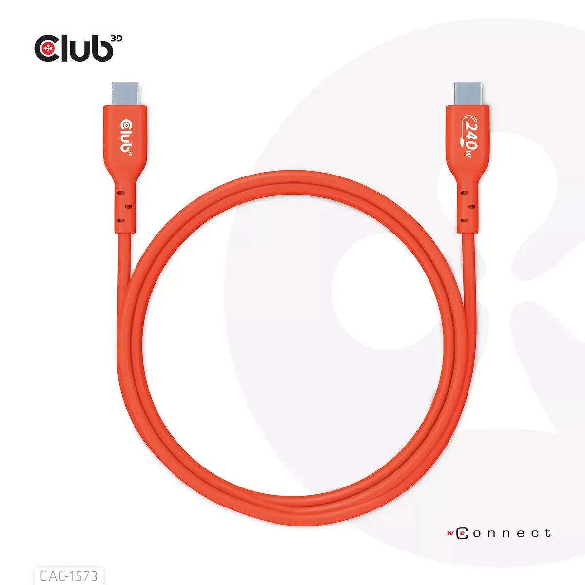 CLUB3D CAC-1573 USB-C двунаправленный кабель 2 м Photo 4