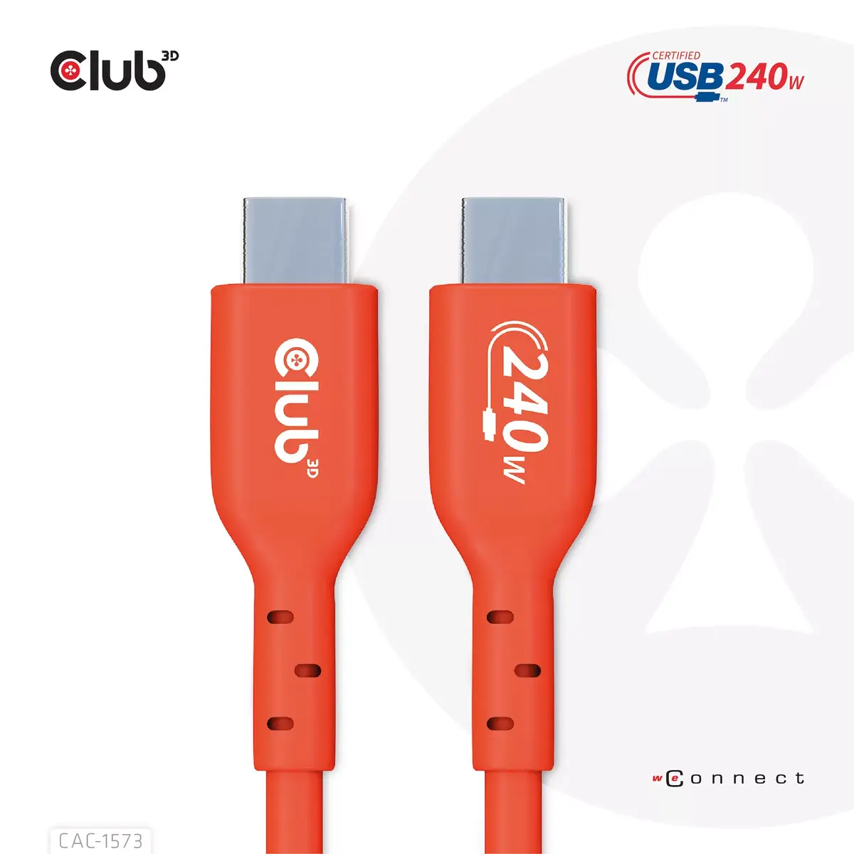 CLUB3D CAC-1573 USB-C двунаправленный кабель 2 м Photo 10