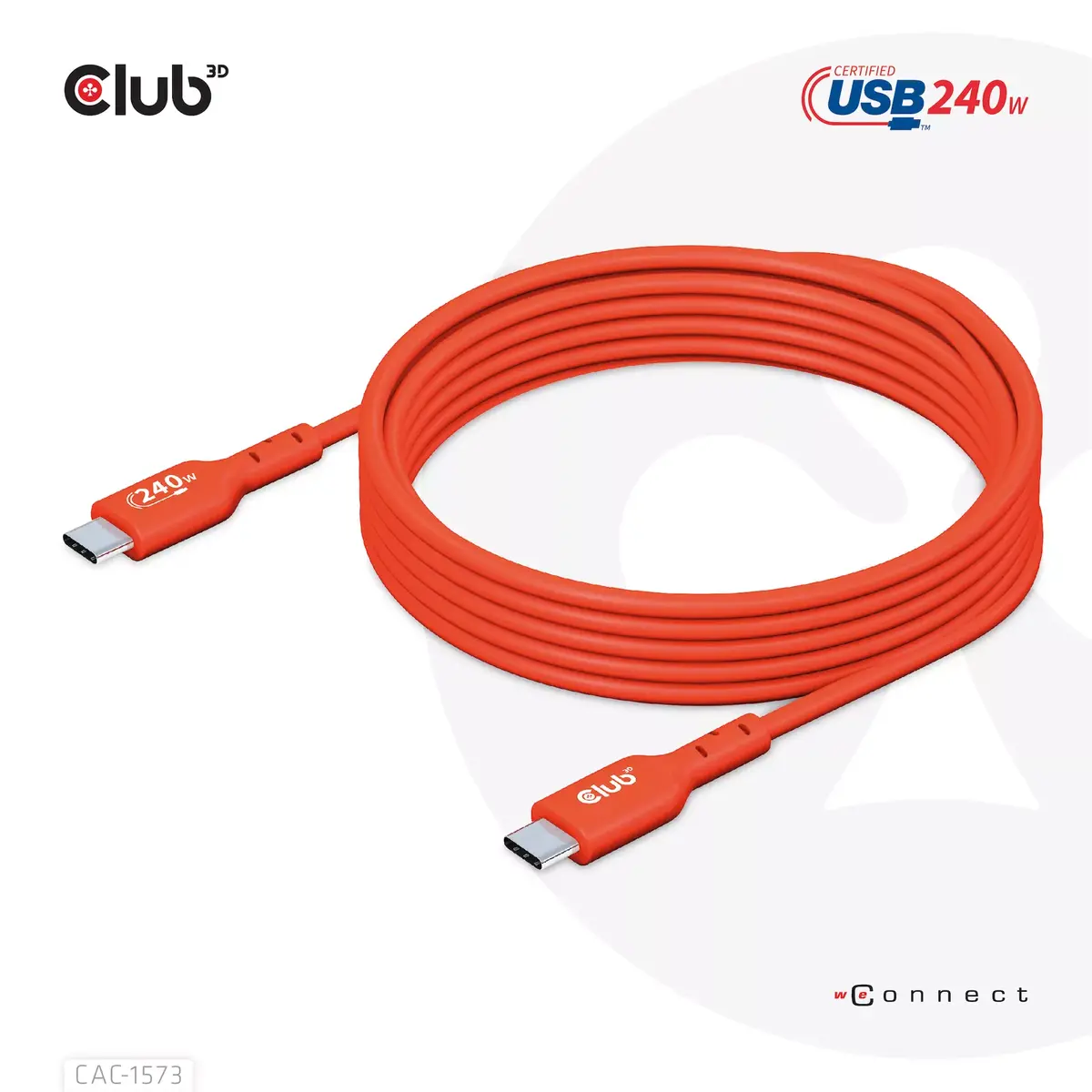CLUB3D CAC-1573 USB-C двунаправленный кабель 2 м Photo 11