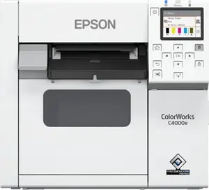 Epson ColorWorks CW-C4000e tintes krāsu uzlīmju printeris Matēta melna tinte 1200 x 1200 DPI USB vadu