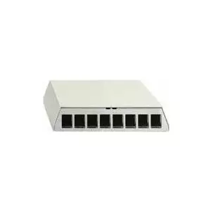 Patch panel Rutenbeck PP-UM A-8 Ap rw, 8 ports, surface-mountable