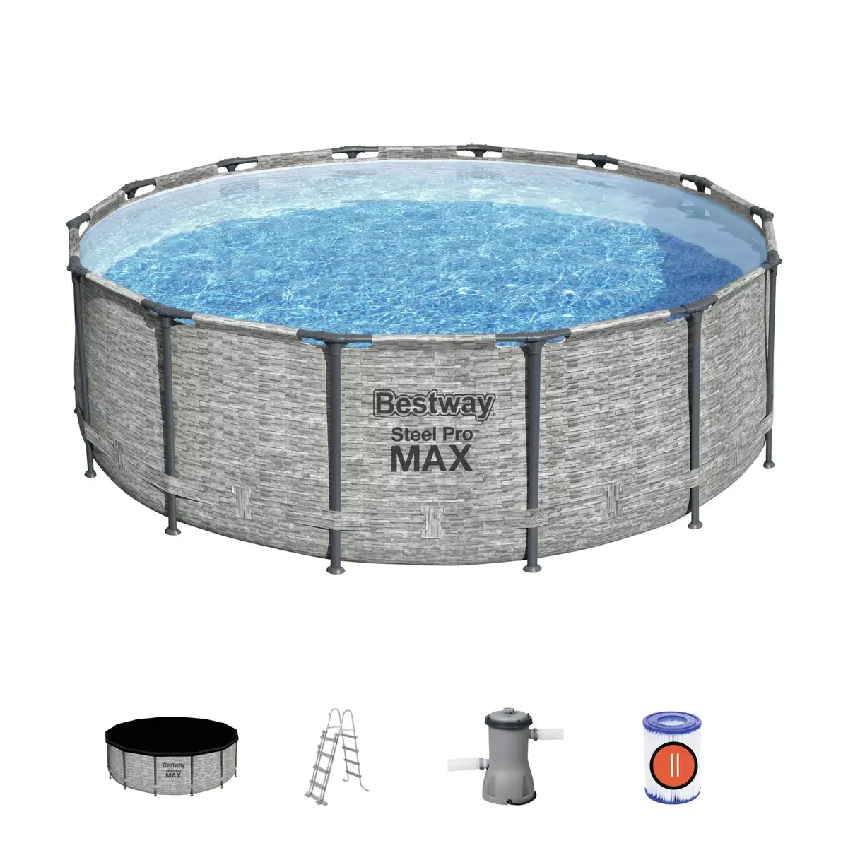 Bestway Steel Pro MAX apaļš rāmju baseins 3,96x1,22 m Photo 19