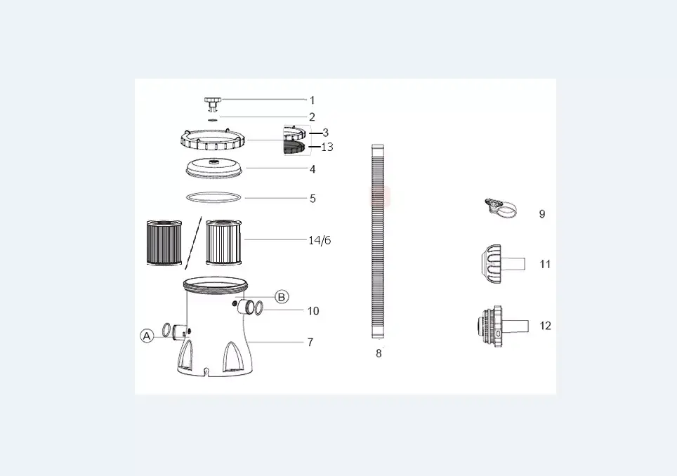 Gaisa baseins Bestway Fast Set 3.05m x 66cm Photo 12