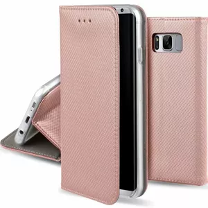 GreenGo Smart Magnet Case for LG Q6 and G6 Fit, Rose Gold