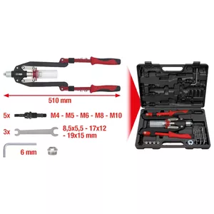 Заклепочник KS Tools 150.9630 Вес 2.67 кг