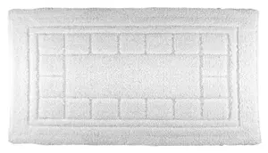 Коврик для ванной SANIPLAST Sibylle, 55x90 см, белый