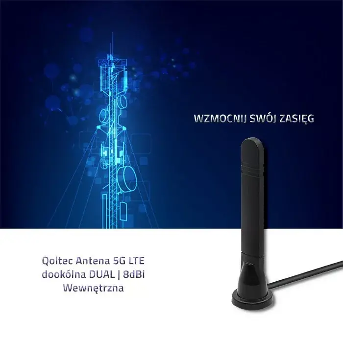 QOLTEC 57033 5G LTE омниантенна 8 dBi Photo 4