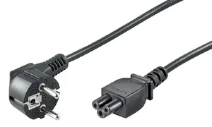 Силовой кабель MicroConnect POWER_MI CEE7/7 на 3-pin черный 1.8 м