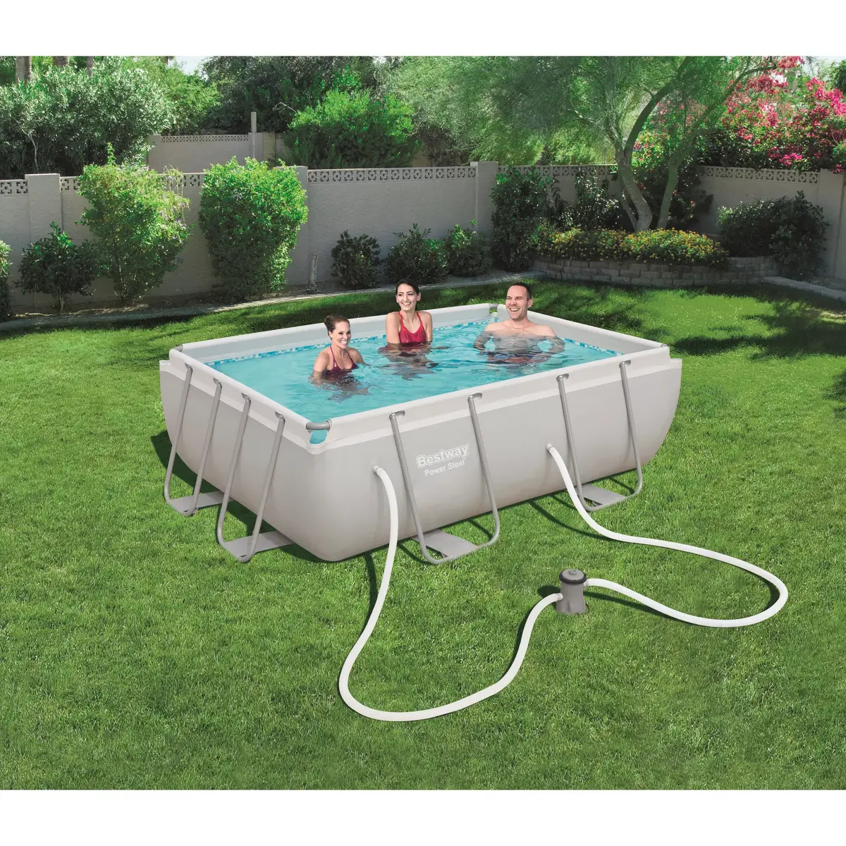 Bestway Power Steel framed pool 2.82×1.96×0.84 m Photo 5