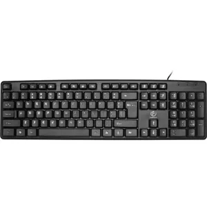 Wired USB keyboard Rebeltec Uno — black, compact layout, USB connection
