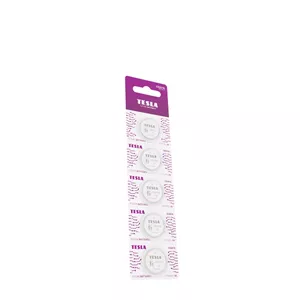 Coin cell battery TESLA CR2016, pack of 5, model CR2016 (3V lithium)