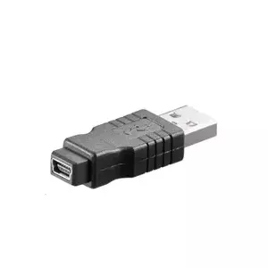USB 2.0 A to Mini-B 5-pin adapter PREMIUMCORD kur-10, USB A male to Mini-B 5-pin female