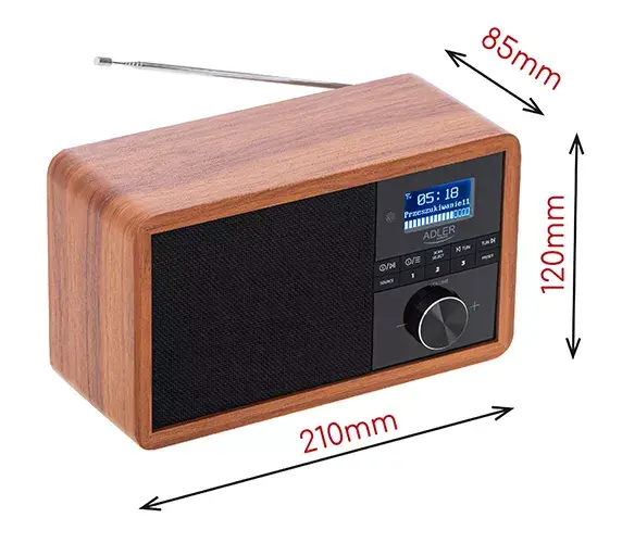 Adler AD 1184 pārnēsājams radio DAB+/FM/AM Photo 12
