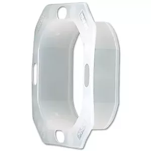 Wall-mounted JUNG 551 WU IP44 white weatherproof switch/socket cover