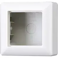 Outlet box JUNG AS 581 A WW, mounting box for switches/outlets, 85×85×47 mm, white