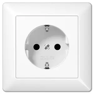 Outlet box Jung AS 1520 WW, flush-mounted Type F, white