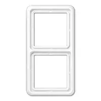 Накладная рамка JUNG CD 582 WW белая, Duroplast, без винтов, 81×152 мм