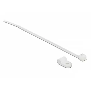 DeLOCK 18861 cable tie Screw mount cable tie Nylon White 10 pc(s)