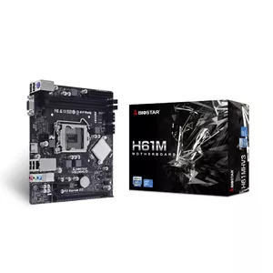 Biostar H61MHV3 mātes plate Intel® H61 LGA 1155 (Socket H2) mikro ATX