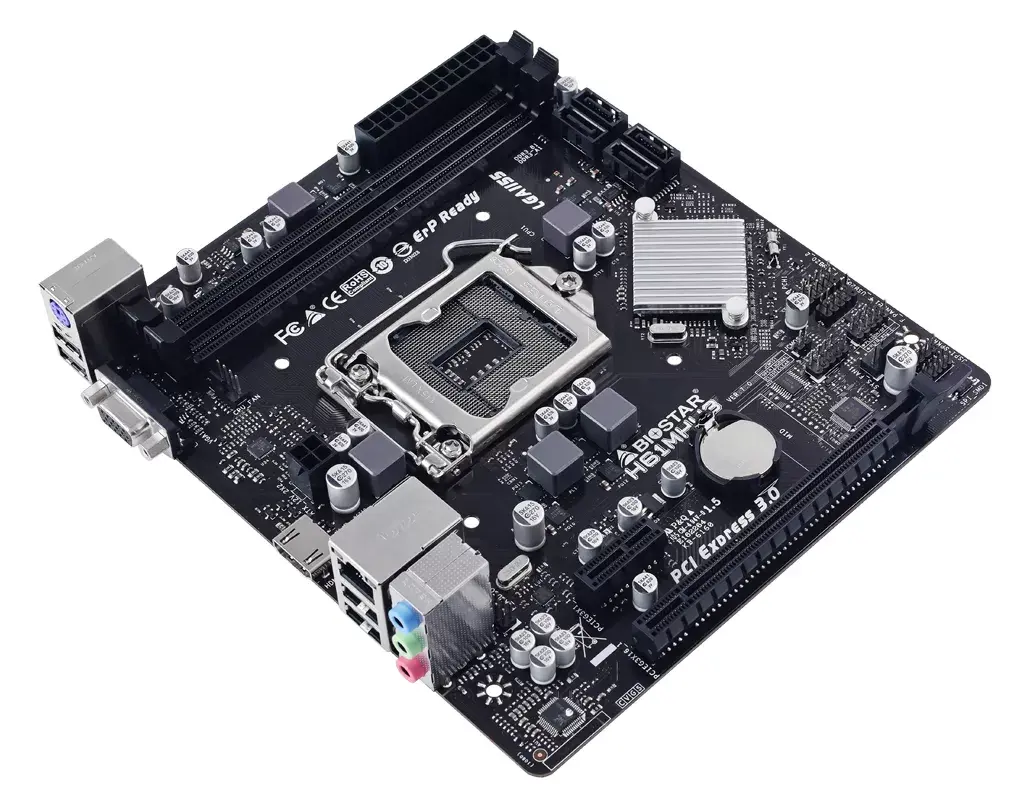 Mātesplate BIOSTAR H61MHV3 micro ATX Photo 3