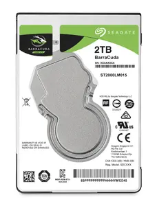 Seagate BarraCuda ST2000LM015 2 TB Internal Laptop Hard Drive 2.5" Serial ATA III 5400 RPM 128 MB
