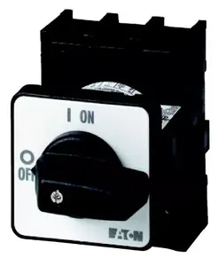 Переключатель Eaton P1-32/E, 3-полюсный, 32А, черный и белый