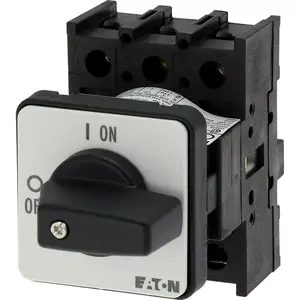 Трехполюсный переключатель Eaton P1-25/E, черный/белый