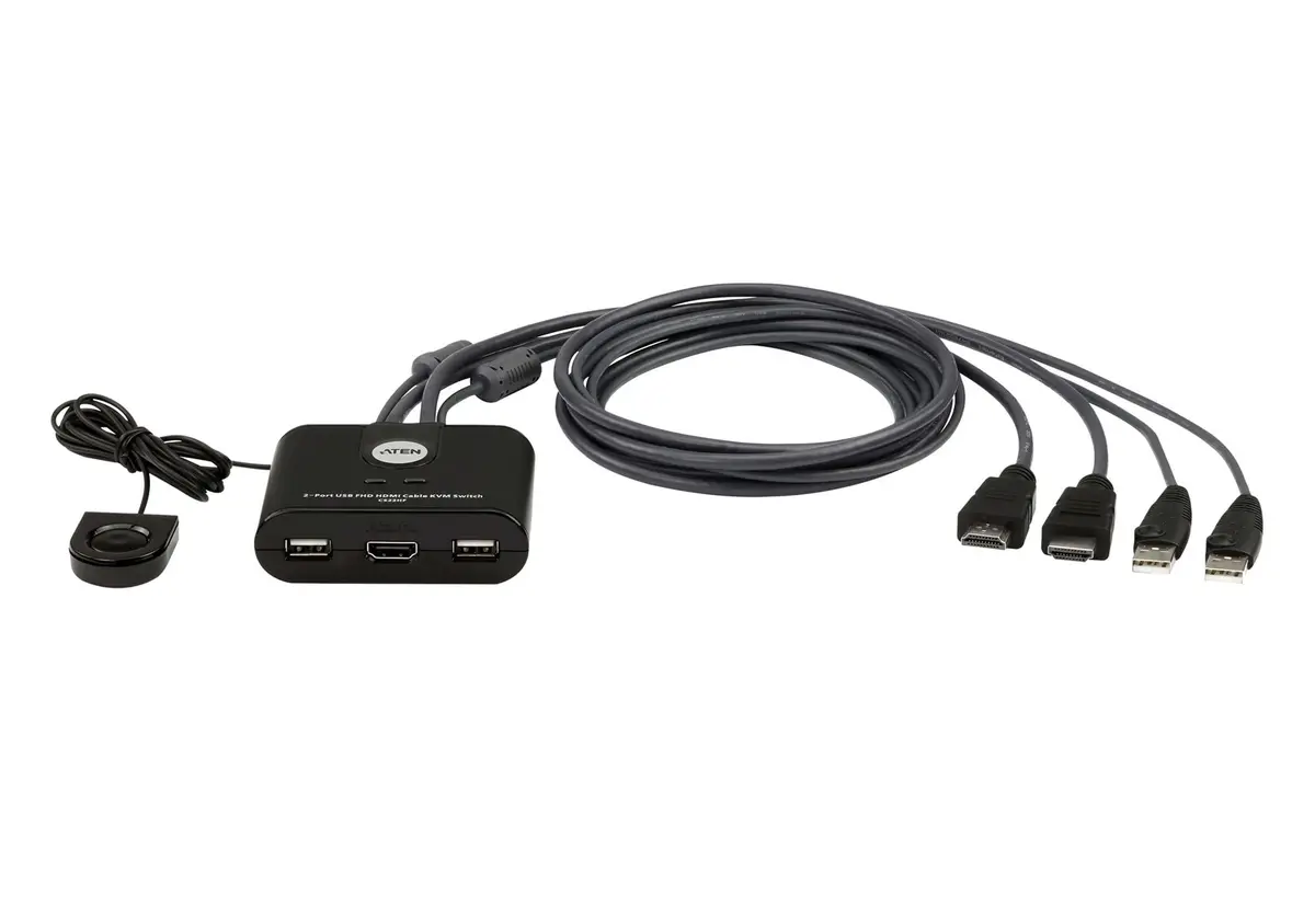 KVM slēdzis ATEN 2-Port USB FHD