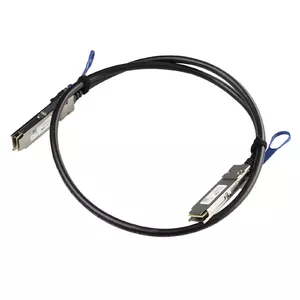 Mikrotik XQ+DA0001 InfiniBand un optiskās šķiedras kabelis 1 m QSFP+ to QSFP+ / QSFP28 to QSFP28 Melns